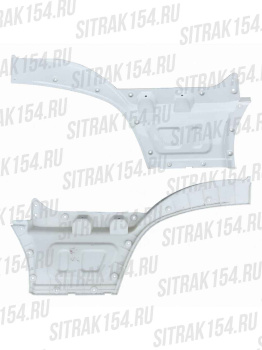 Накладка удлинитель двери левая внутренняя HOWO T5G (545103) WG1664335103